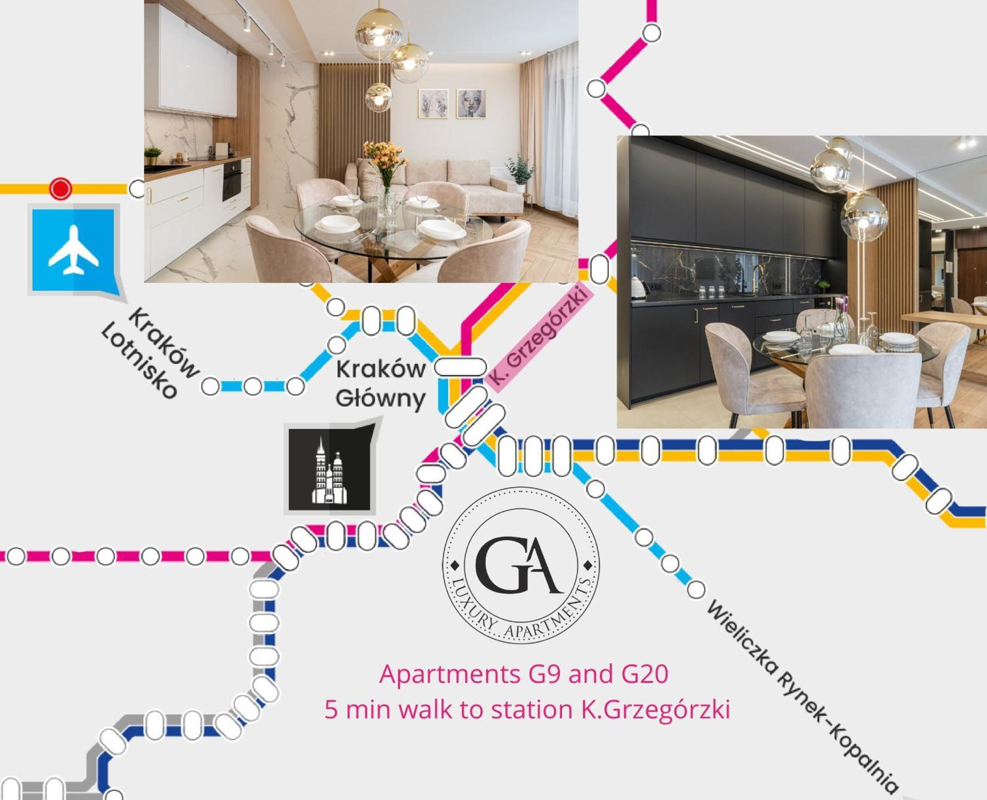 Ga Luxury Apartments G9 Krakow Ngoại thất bức ảnh